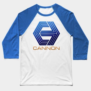 Cannon Films - Classic Retro 80's Film Logo - Action Movies Baseball T-Shirt